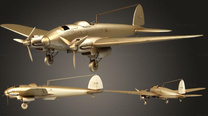Vehicles (He 111, CARS_1768) 3D models for cnc